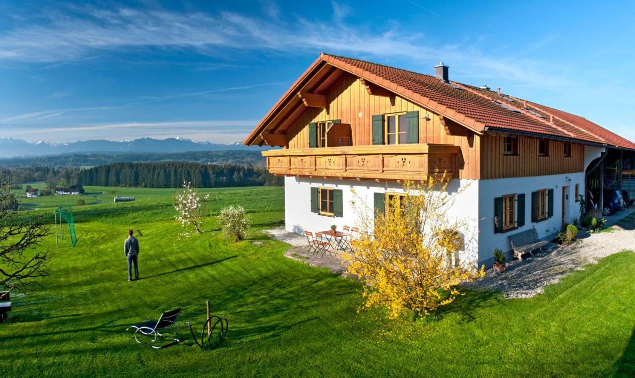 Ferienwohnung Berghof Heger Peißenberg Exterior foto